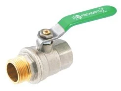 Vanne à Sphère NF Mâle Femelle 33/42 - Manette Plate - PRONORM