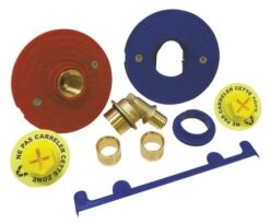 Sortie De Cloison Double Coudée Fixoplac à Glissement Pour Bain/douche 10/12-F15/21