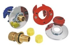 Sortie De Cloison Double Droite Fixoplac à Compression Pour évier Ou Lavabo 10/12-M12/17