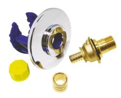 Sortie De Cloison Simple Droite Fixoplac à Glissement Pour Robinet WC 10/12-M12/17