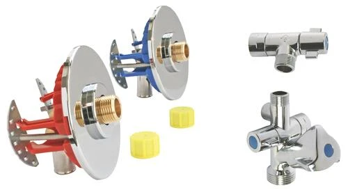 Kit FIXOPLAC Sous évier Avec Robinets / Raccords Coudés - PER à Sertir ø16 M12/17