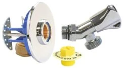 Kit FIXOPLAC MAL Avec Robinet / Raccords Coudés - PER à Compression ø16 F15/21