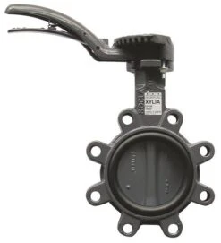 Vanne Papillon Fonte à Oreilles Taraudées DN100 XYLIAT FGL Cadenassable - SOCLA